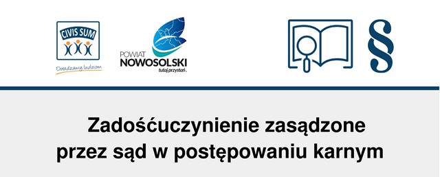 Zadośćuczynienie zasądzone przez sąd w postępowaniu karnym