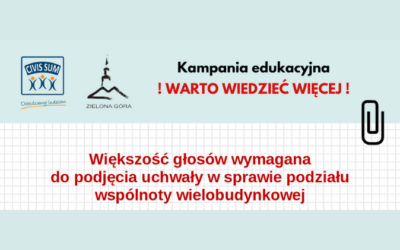 Uchwała w sprawie podziału wspólnoty wielobudynkowej