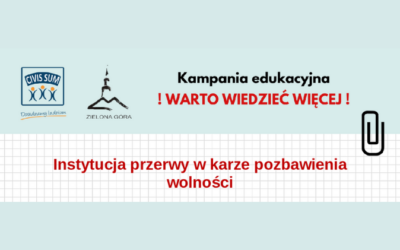 Instytucja przerwy w karze pozbawienia wolności