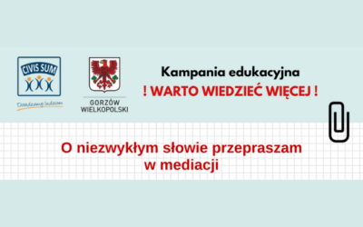 O niezwykłym słowie przepraszam  w mediacji