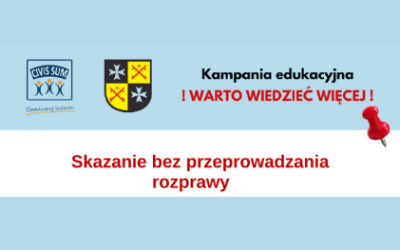 Skazanie bez przeprowadzania rozprawy