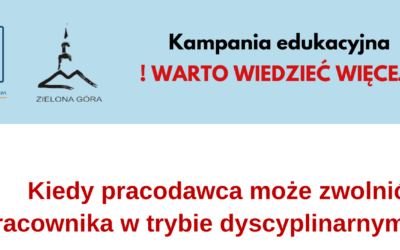 Kiedy pracodawca może zwolnić pracownika w trybie dyscyplinarnym?
