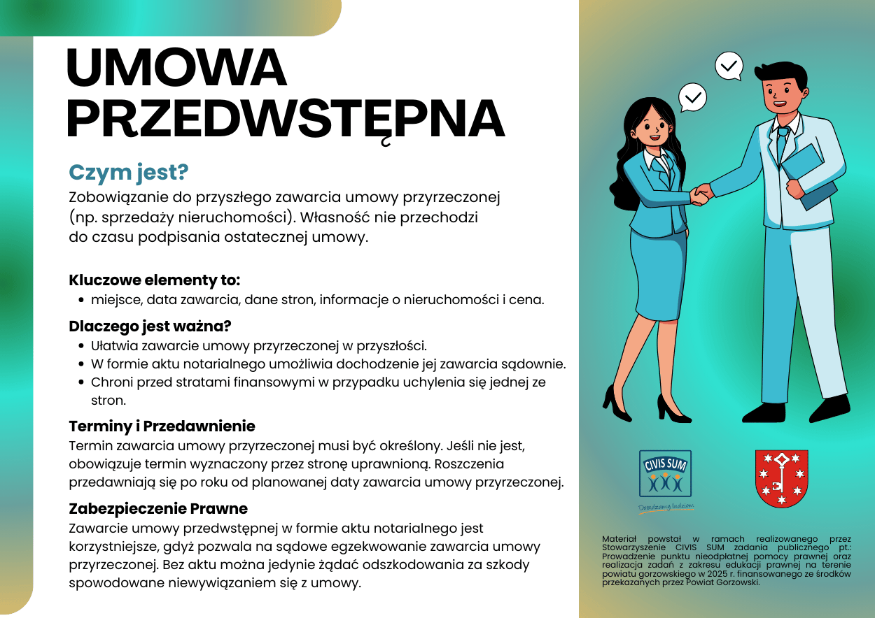 umowa przedwstępna